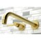 Kingston Brass KS8057DL Wall Mount Tub Faucet, Brushed Brass KS8057DL - alternate 4